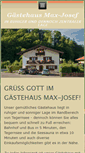 Mobile Screenshot of gaestehaus-max-josef.de